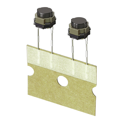 Series image for EVQ-PV Series (6.0mm x 6.0mm, Through-Hole, Top Push, Long Travel Type)